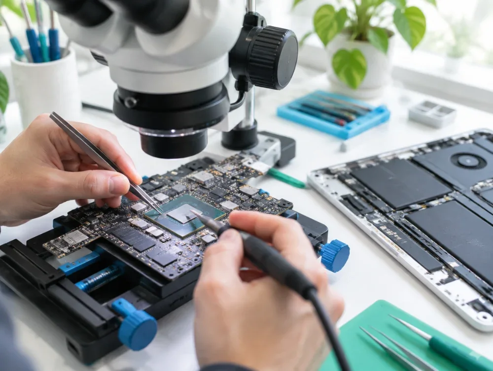 Napájací konektor a pánty MacBook (Intel)