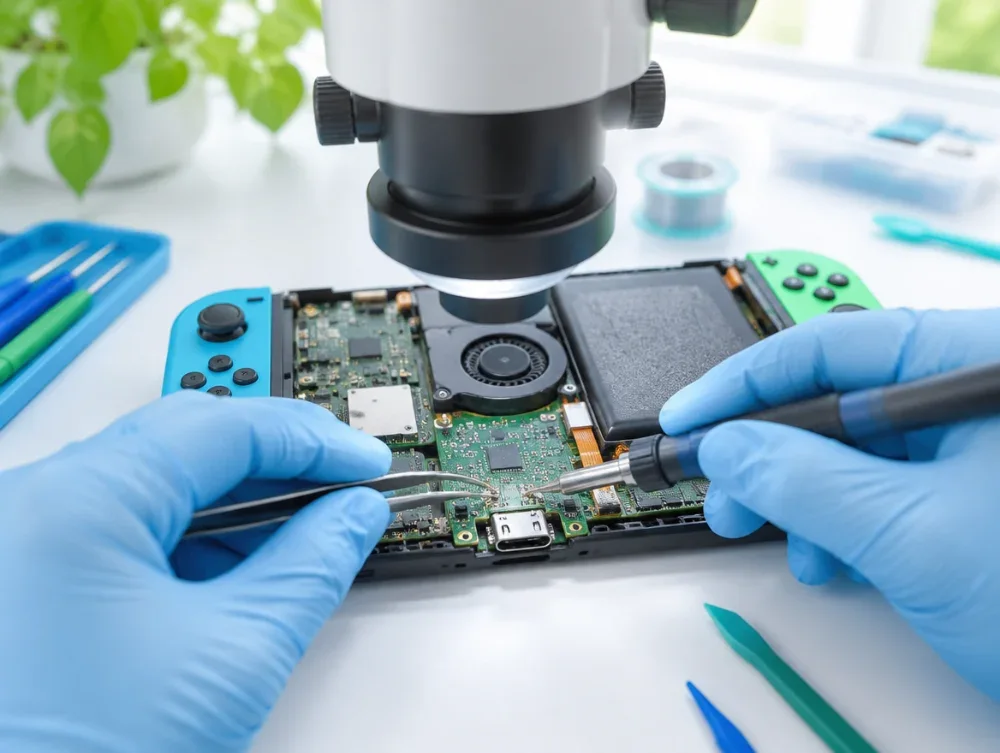 Oprava základnej dosky Nintendo Switch
