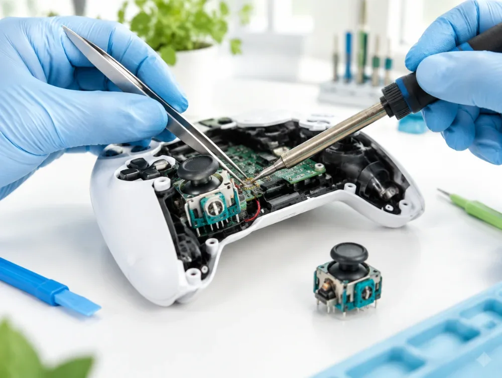 Drift páčok ovládača Joy-Con