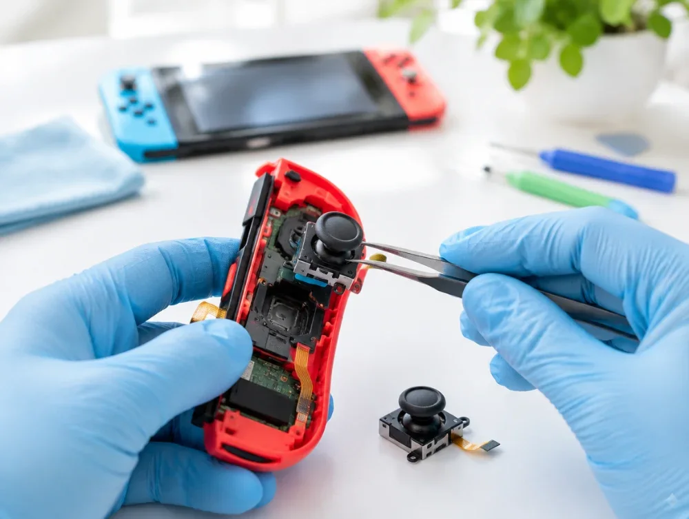 Oprava analógu (drift) Nintendo Switch
