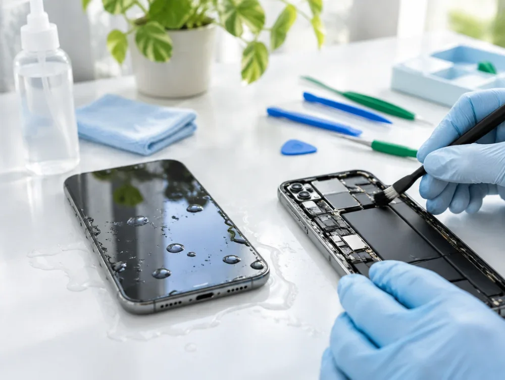 Oprava po utopení iPhone 16 Pro Max